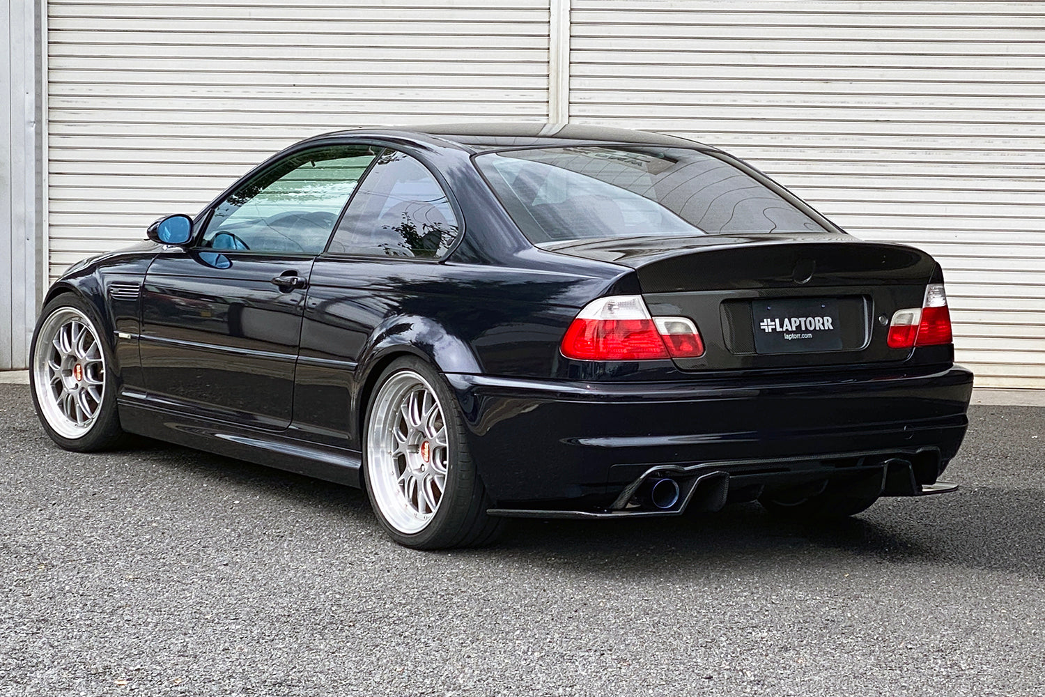 516-02801-WC LAPTORR REAR DIFFUSER Wet Carbon for E46-M3