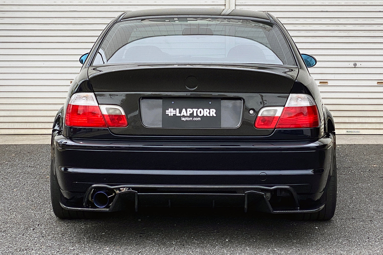 516-02801-WC LAPTORR REAR DIFFUSER Wet Carbon for E46-M3