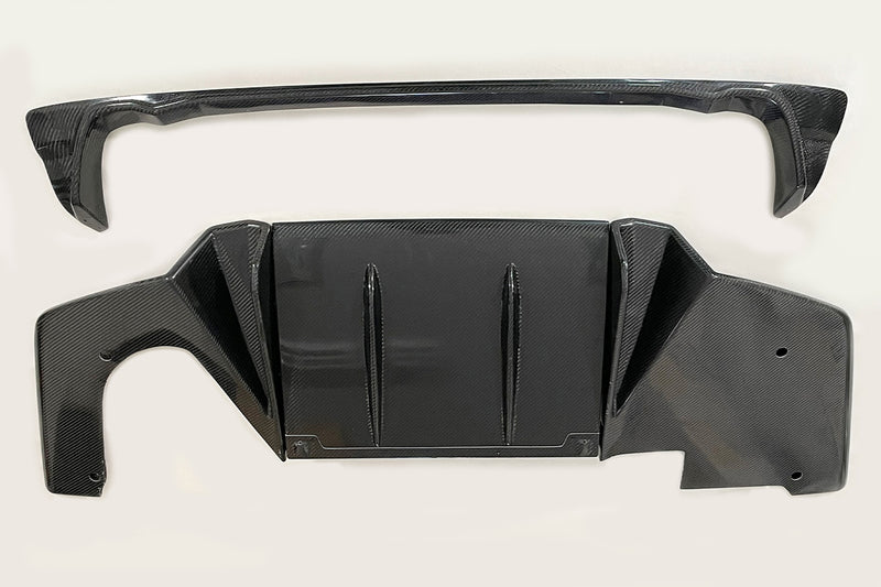 516-02801-WC LAPTORR REAR DIFFUSER Wet Carbon for E46-M3